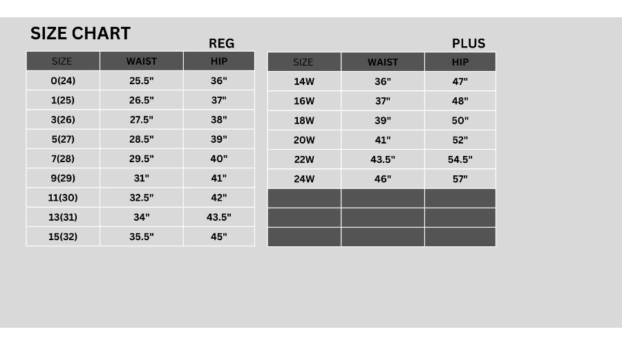 Hillary Tummy Control Garment Dyed Flare