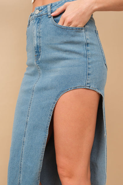 Destinee Denim Skirt