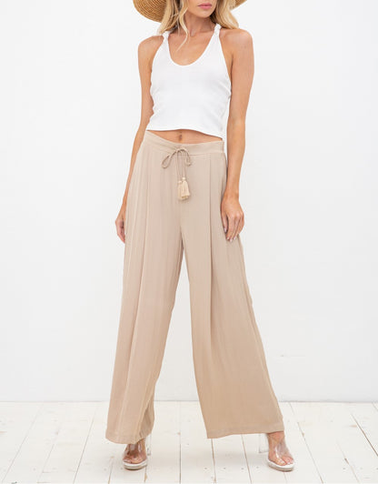 Amanda Satin Pants